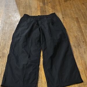 Versatile Black Nylon Pants
